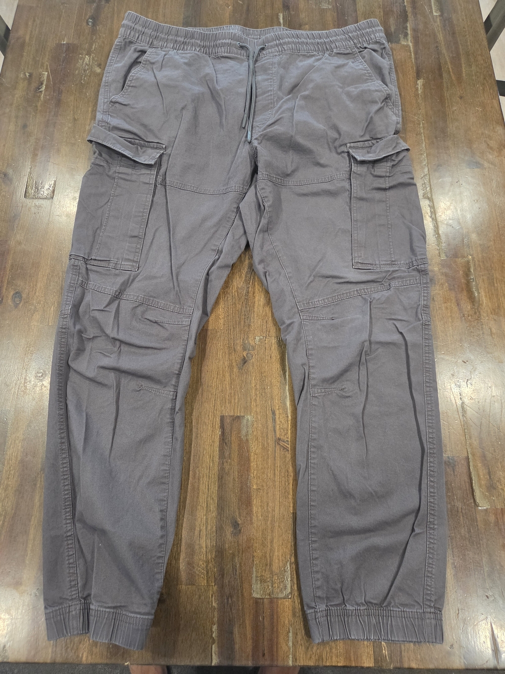 H&M Men's Cargo Jogger Pants - Charcoal Gray